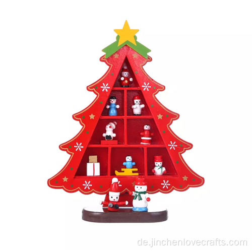 Kreativer DIY -hölzerne Weihnachtsbaum